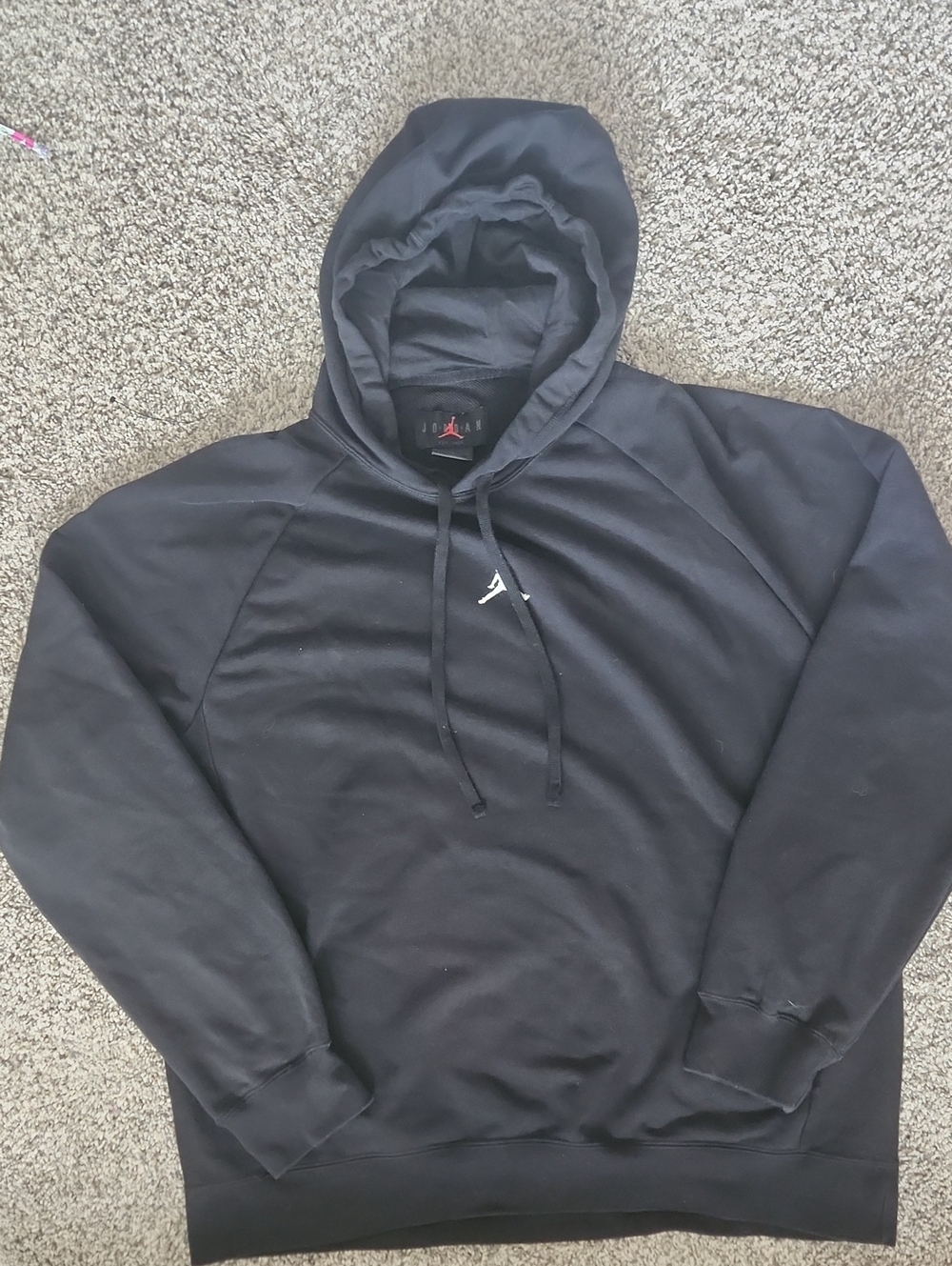 Nike Jordan Black Pullover Hoodie Size XL Like New